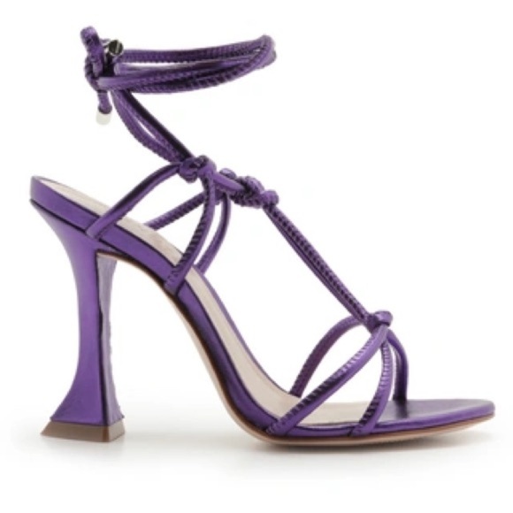 SCHUTZ Women's Latoya Strappy High-Heel Sandals Purple - Picture 1 of 9